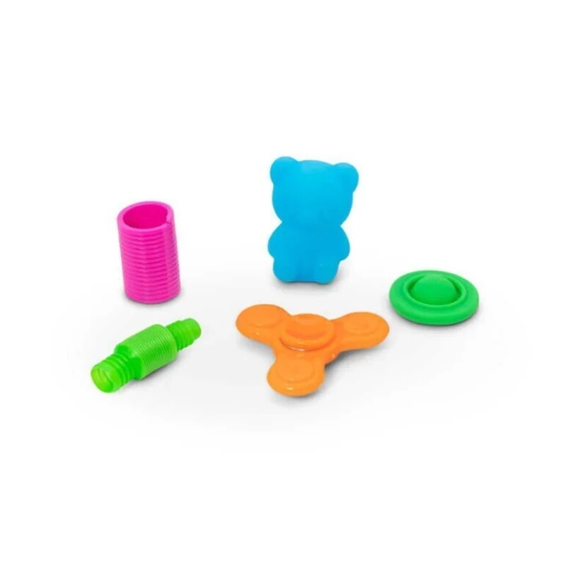 Mini Anti-Stress Spielzeug mit 5 Fidgetz in zufälliger Auswahl