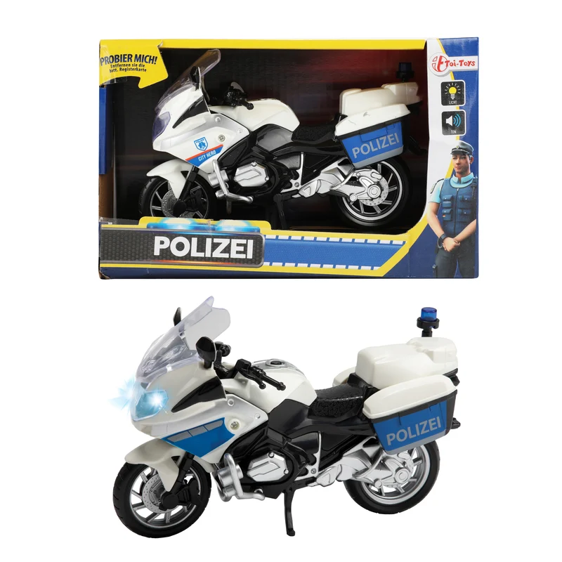 Polizei Motorrad Spielzeug mit Licht und Sound