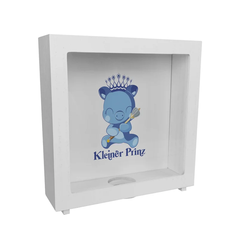 Kleiner Prinz Spardose mit niedlichem Schweinchen