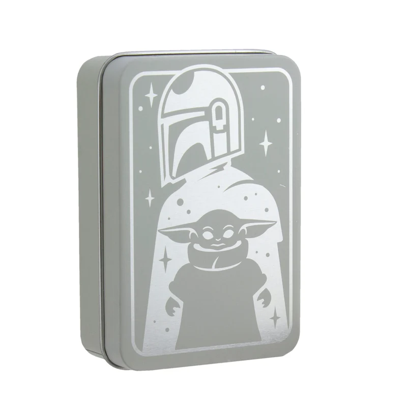 Star Wars The Mandalorian Quiz mit 50 Karten in einer Metalldose