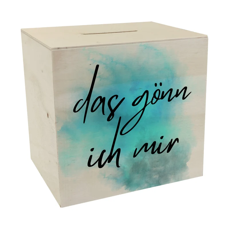 Das gönn ich mir Spardose mit Spruch