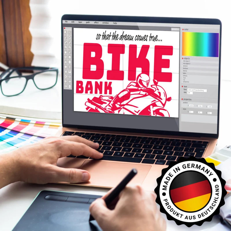 Bike Bank Spardose zum Thema Motorradkauf und Motorrad fahren