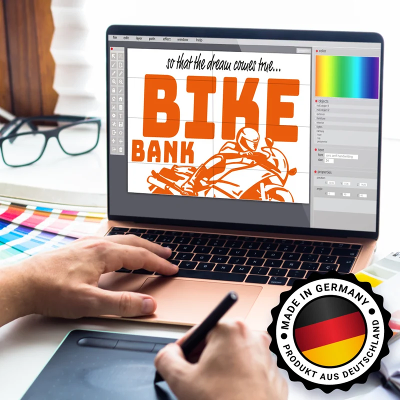 Bike Bank Spardose zum Thema Motorradkauf und Motorrad fahren