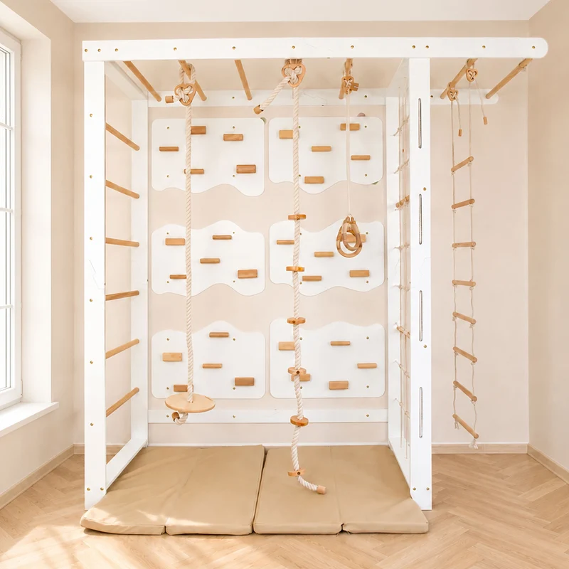 Klettergerüst aus Holz