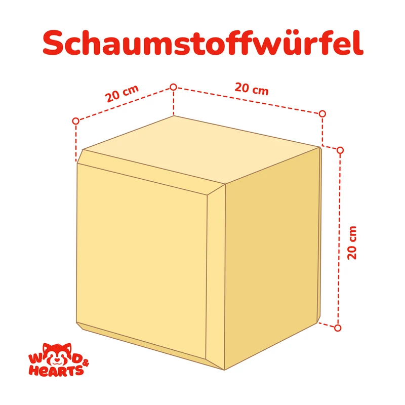 Schaumstoffwürfel für Kinder