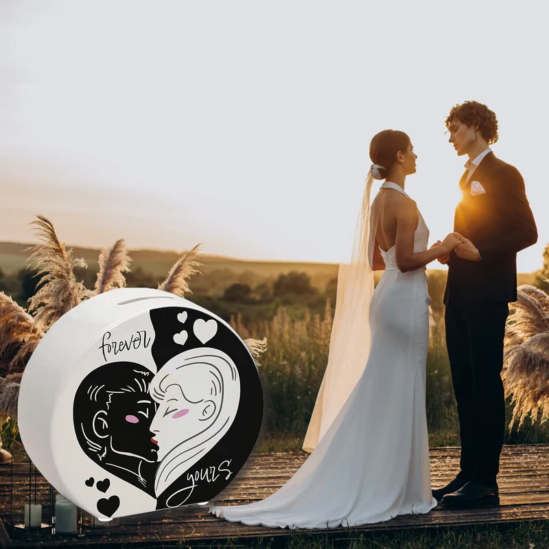 Forever yours Spardose mit küssendem Paar