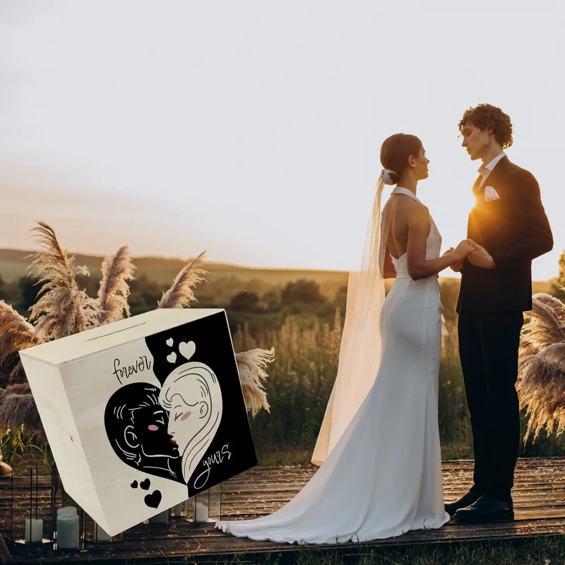 Forever yours Spardose mit küssendem Paar