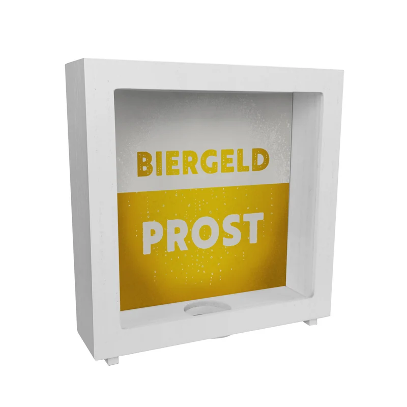 Biergeld Prost Spardose mit Biermotiv