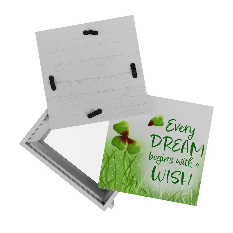 Every dream begins with a wish Kleeblatt Spardose