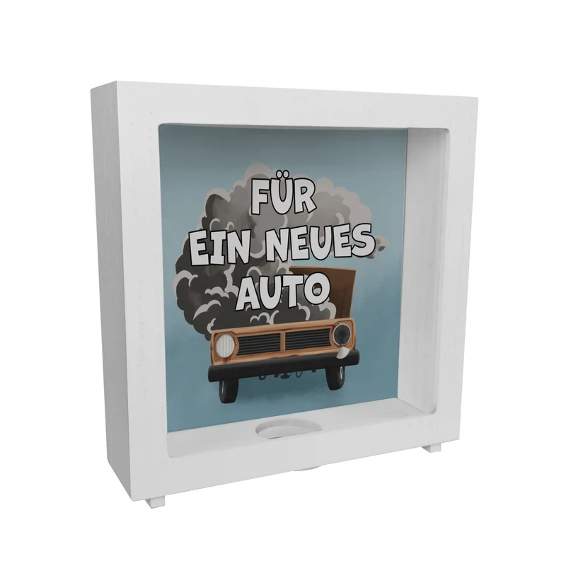Für ein neues Auto Spardose mit lustigem Motiv