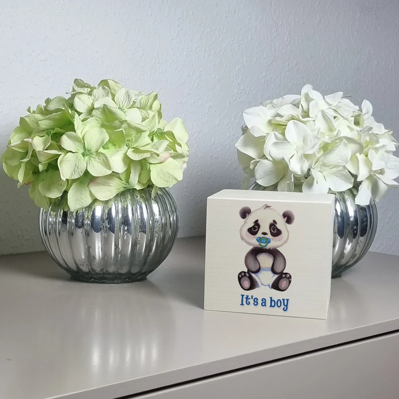 It's a boy Baby Panda Spardose