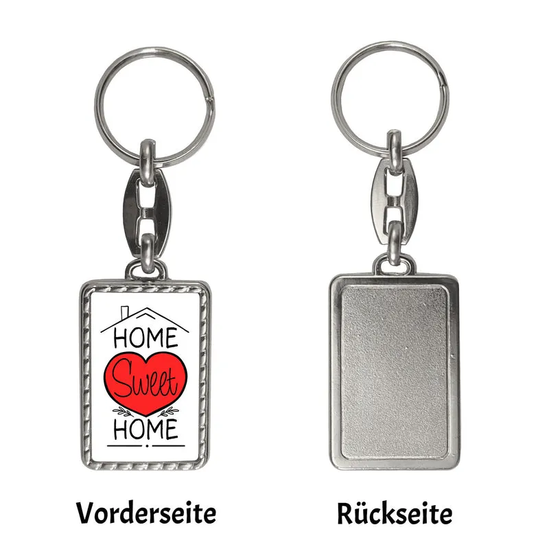 Home sweet Home Schlüsselanhänger mit Herz