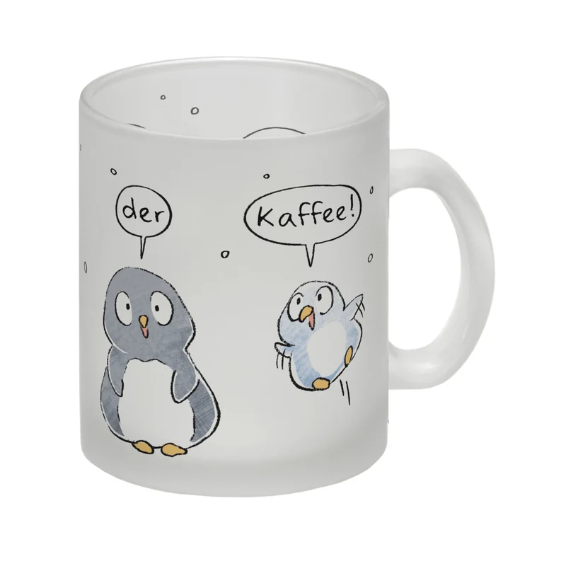 Leise rieselt der Tee Kaffeebecher mit Spruch