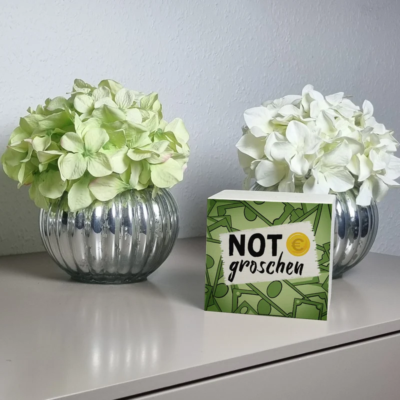 Notgroschen Spardose für den Notfall