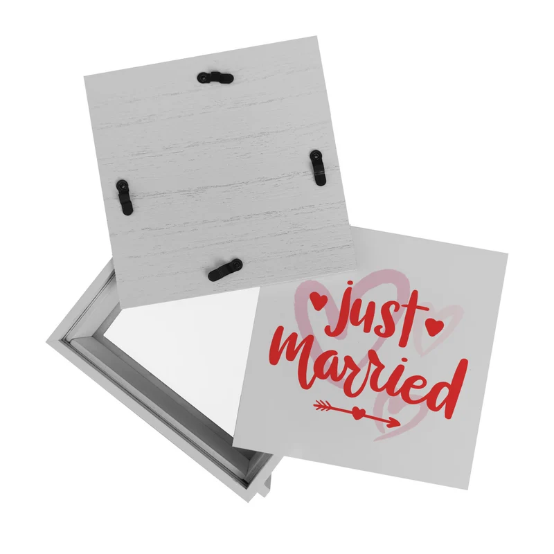 Just married Hochzeit Spardose mit Spruch
