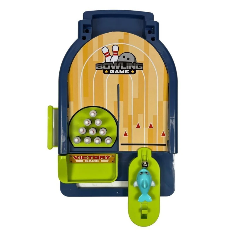Mini Tisch Bowling Spielzeug mit 10 Pins und Bällen