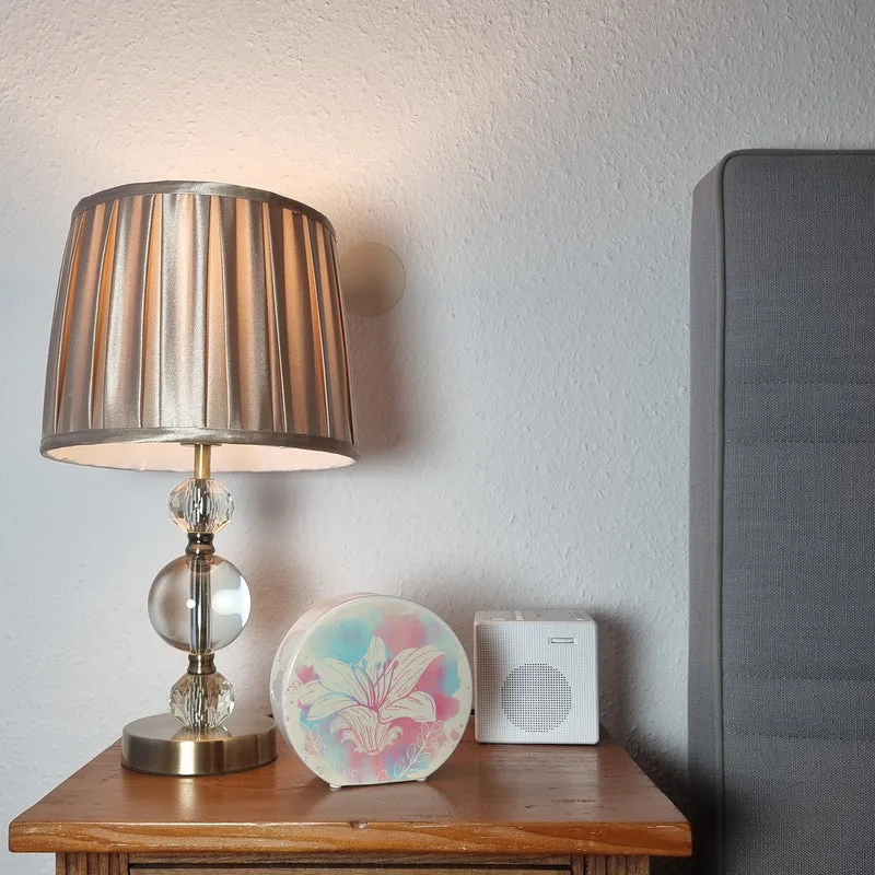 Spardose mit Blumenmotiv in Wasserfarbenoptik