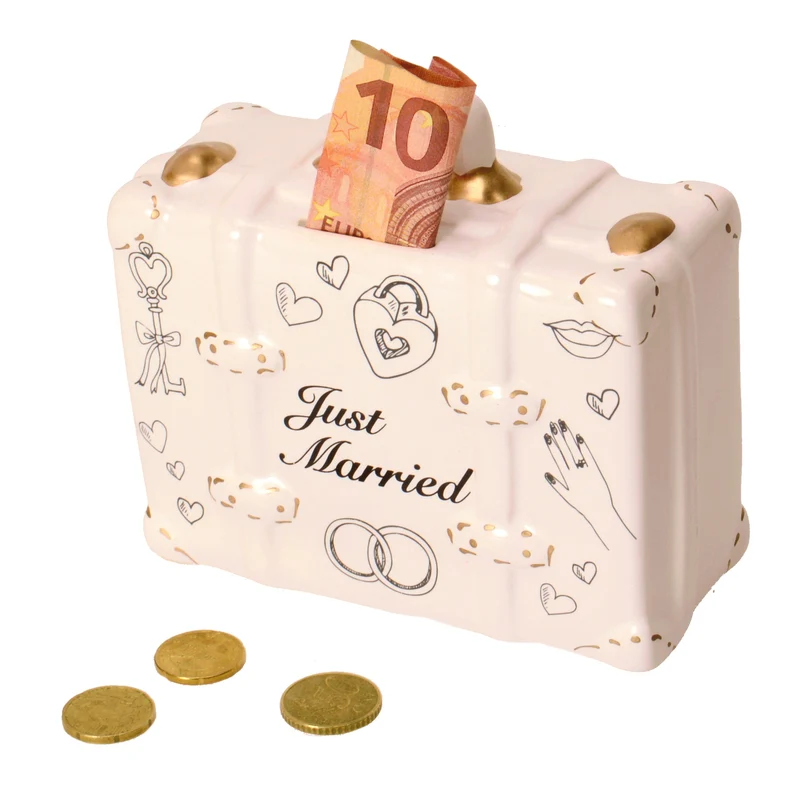 Just Married - Koffer Spardose