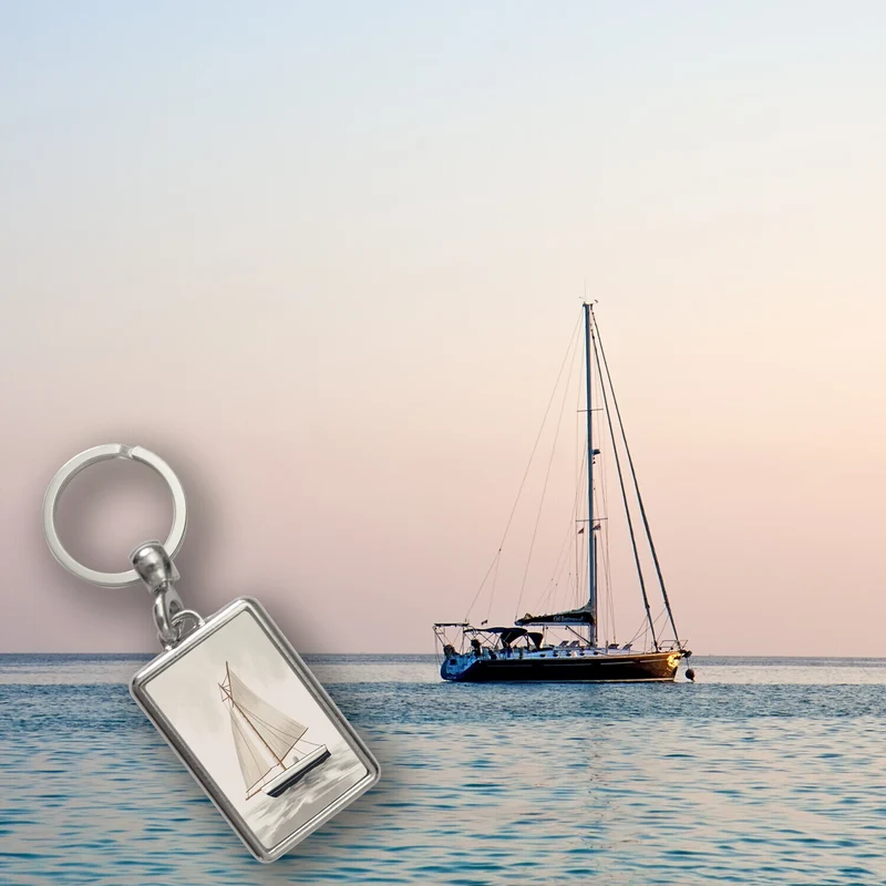 Segelboot Schlüsselanhänger