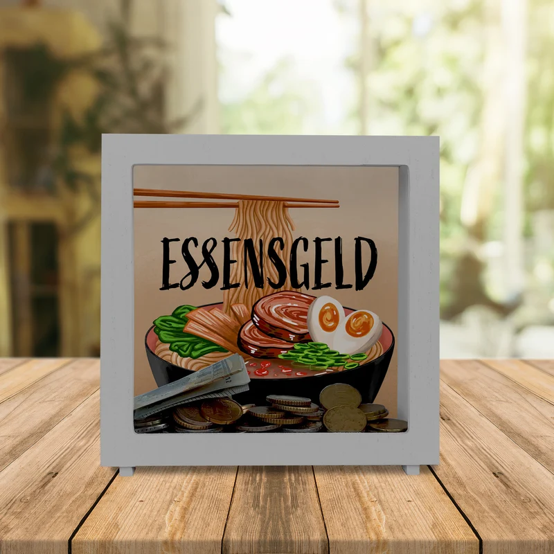 Essensgeld Ramen Spardose