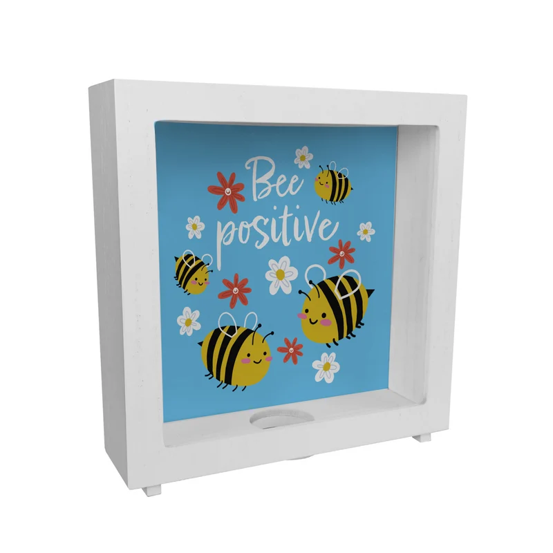 Bee positive Spardose mit süßen Bienen