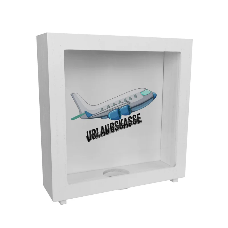 Urlaubskasse Flugzeug Spardose