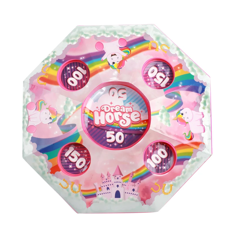 Einhorn Murmelspiel mit 10 Murmeln