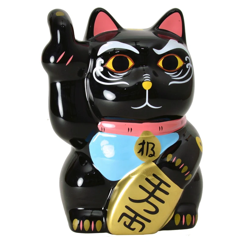 Angry Cat - Böser Kater Spardose in schwarz