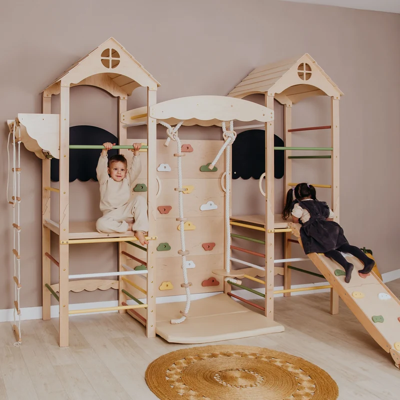 Großer Indoor Spielplatz für Kinder – Komplettes Spielset
