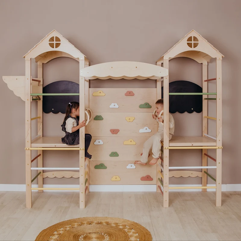 Großer Indoor Spielplatz für Kinder – Komplettes Spielset