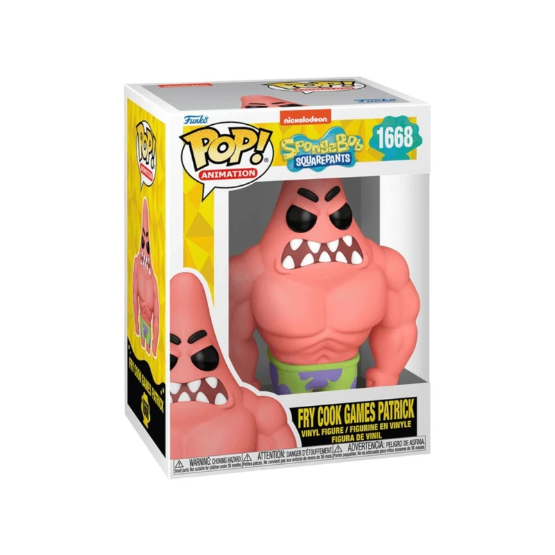 Fry Cook Games Patrick #1668 Funko Pop! - Spongebob Squarepants