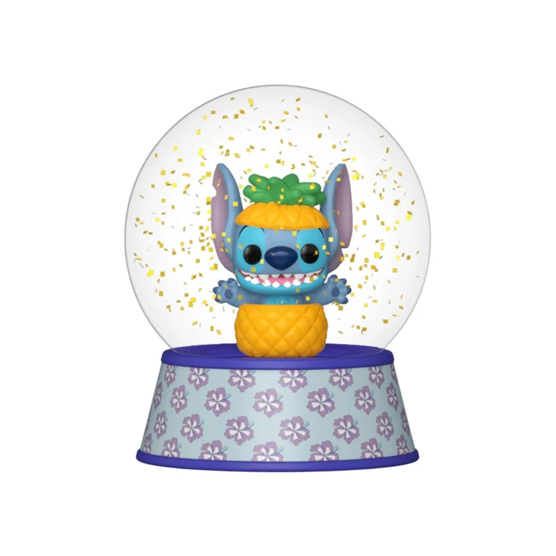 Stitch in Pineapple Mini Glitter Globe - Lilo & Stitch