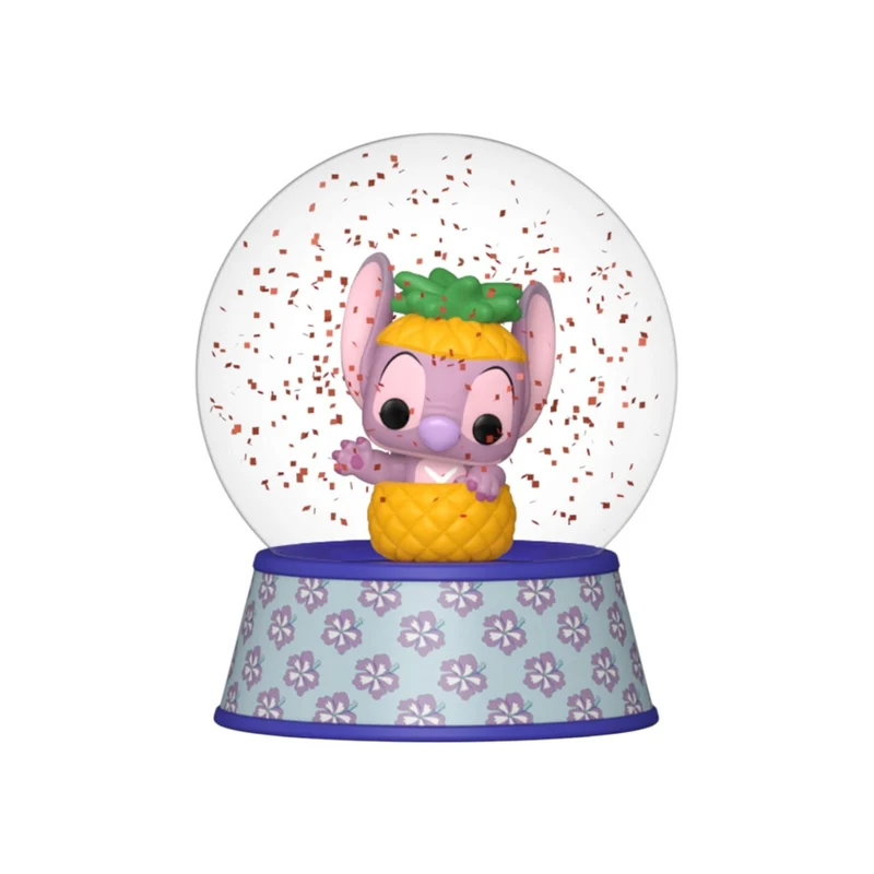 Angel in Pineapple Mini Glitter Globe - Lilo & Stitch