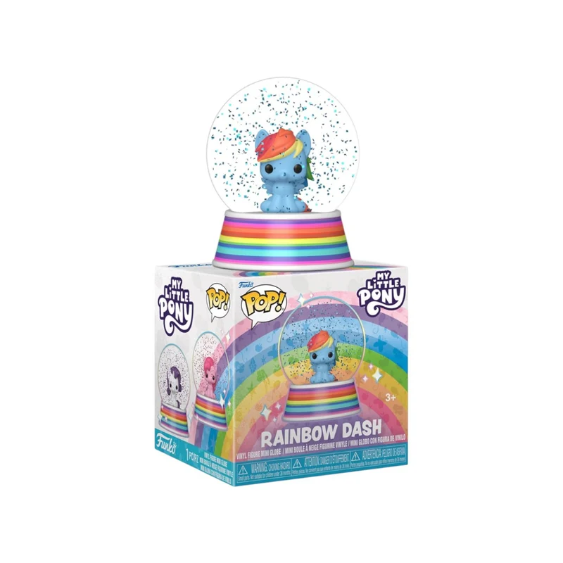 Rainbow Dash Mini Glitter Globe - My Little Pony