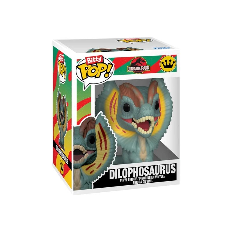 Tyrannosaurus Fossil & Dilophosaurus 2 Pack Funko Bitty Pop! - Jurassic Park