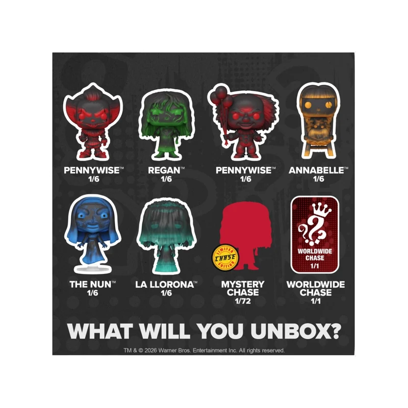 Horror Mystery Funko Pops - Chance of Chase