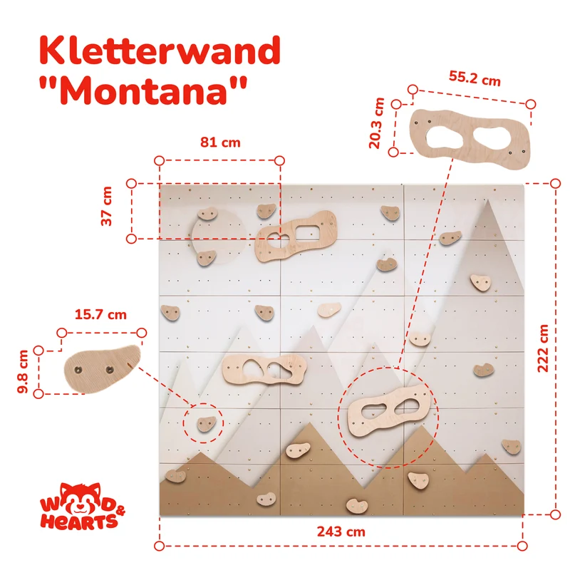 Kinderzimmer Kletterwand