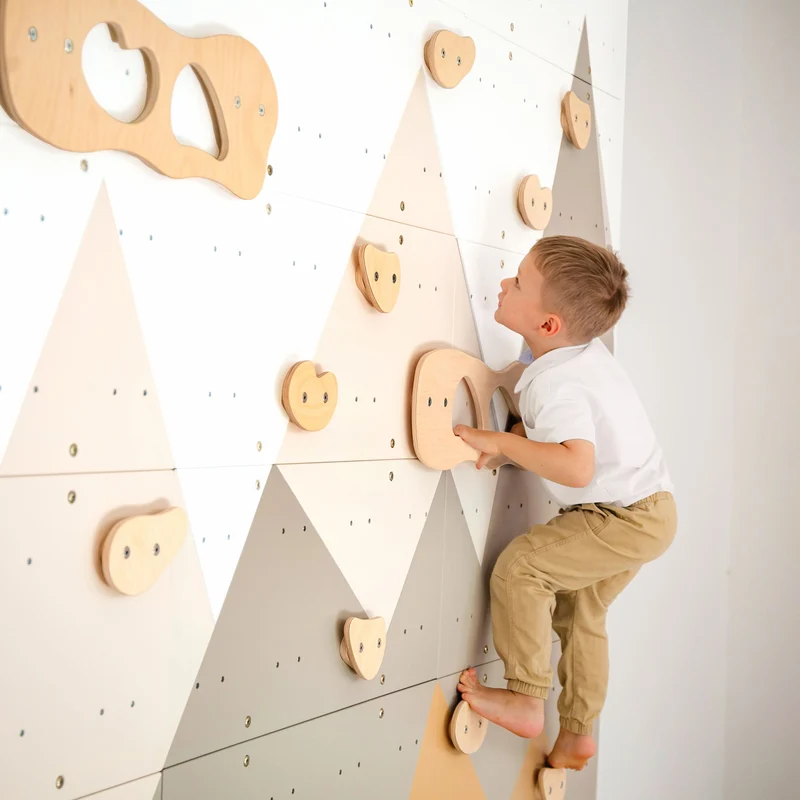 Kinderzimmer Kletterwand