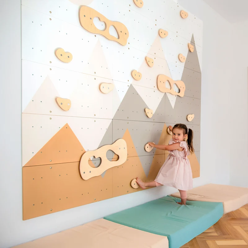 Kinderzimmer Kletterwand