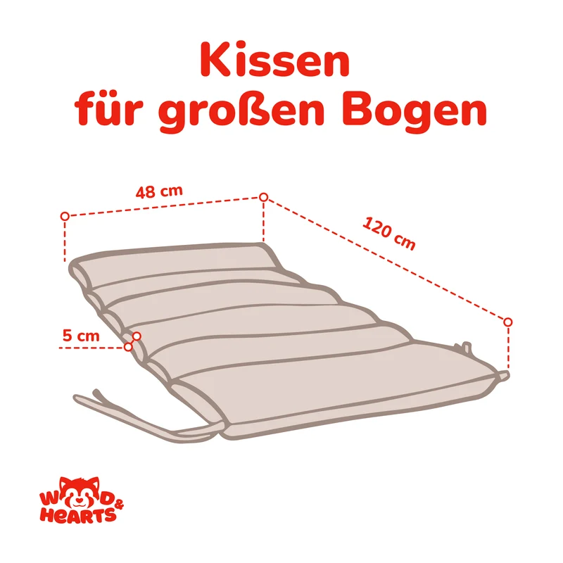 Kletterdreieck Set mit Kissen