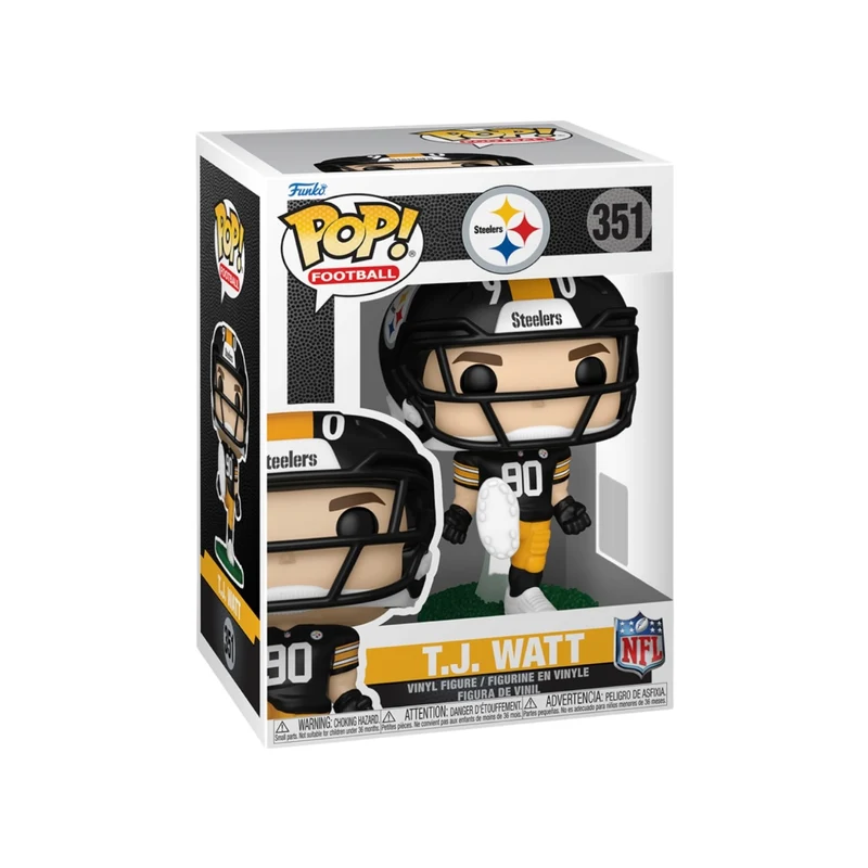 T.J. Watt (Punting) #351 Funko Pop - Pittsburgh Steelers - PREORDER