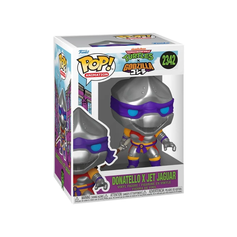 Donatello X Jet Jaguar #2342 Funko Pop - Teenage Mutant Ninja Turtles: Turtles x Godzilla