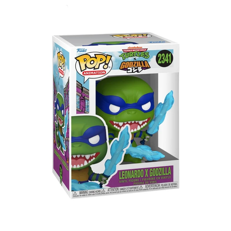Leonardo X Godzilla #2341 Funko Pop - Teenage Mutant Ninja Turtles: Turtles x Godzilla