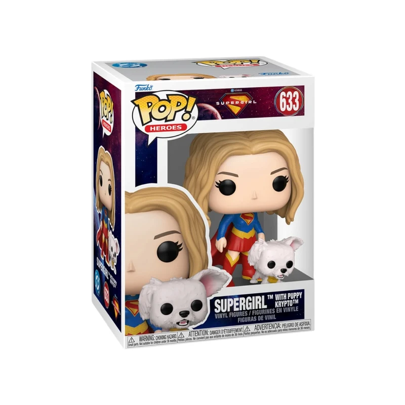 Supergirl with Puppy Krypto #633 Funko Pop! & Buddy - Supergirl