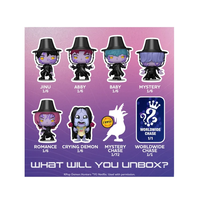 KPop Demon Hunter Mystery Funko Pops - Chance of Chase - PREORDER