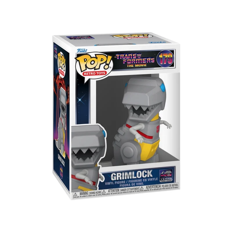 Grimlock (40th Anniversary) #179 Funko Pop! - The Transformers: The Movie - PREORDER