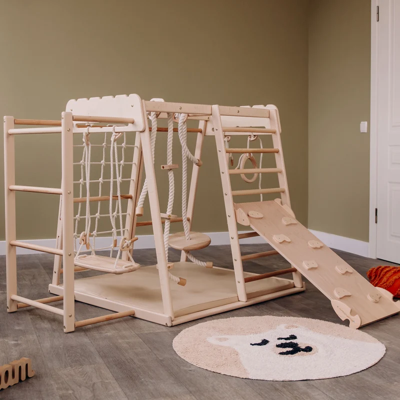7-in-1 Indoor Spielplatz für Kleinkinder – Komplettset