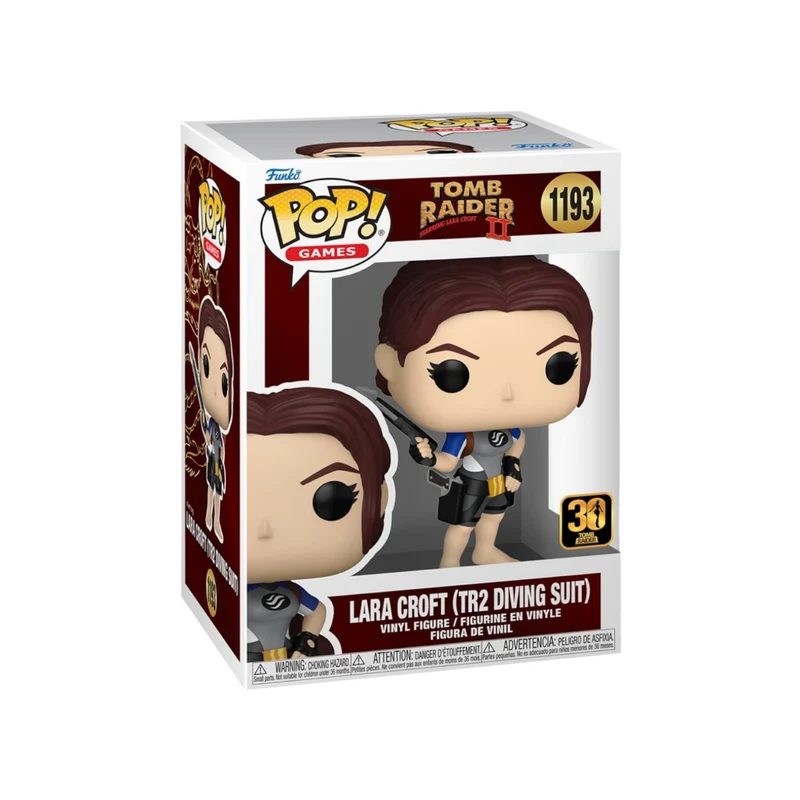 Lara Croft (TR2 Diving Suit) #1193 Funko Pop! - Tomb Raider II - Funko Exclusive