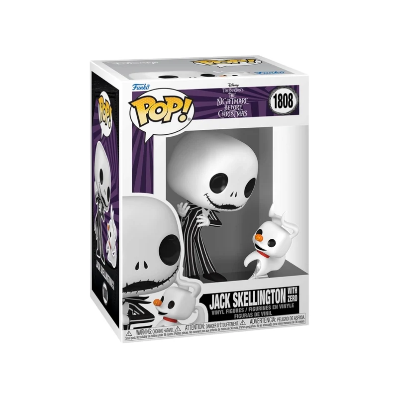 Jack Skellington with Zero #1808 Funko Pop! & Buddy - The Nightmare Before Christmas - PREORDER