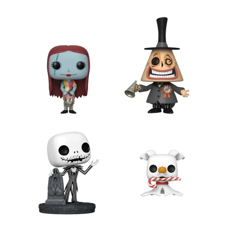 Sally/ Mayor/ Zero/ Jack Skellington 4 Pack Funko Pop! - The Nightmare Before Christmas